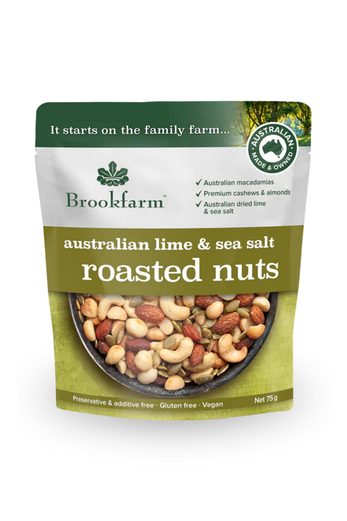 Lime & Sea Salt Roasted Nuts 75g