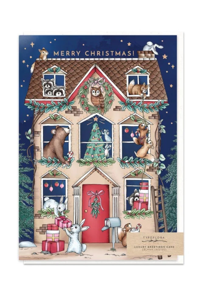 Deluxe Greeting Card - 'Merry Christmas!'