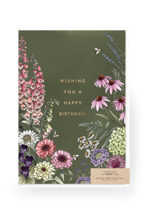 Deluxe Greeting Card - 'Happy Birthday'