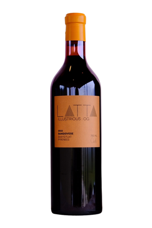 2022 LATTA Vino 'Illustrious' OG Sangiovese