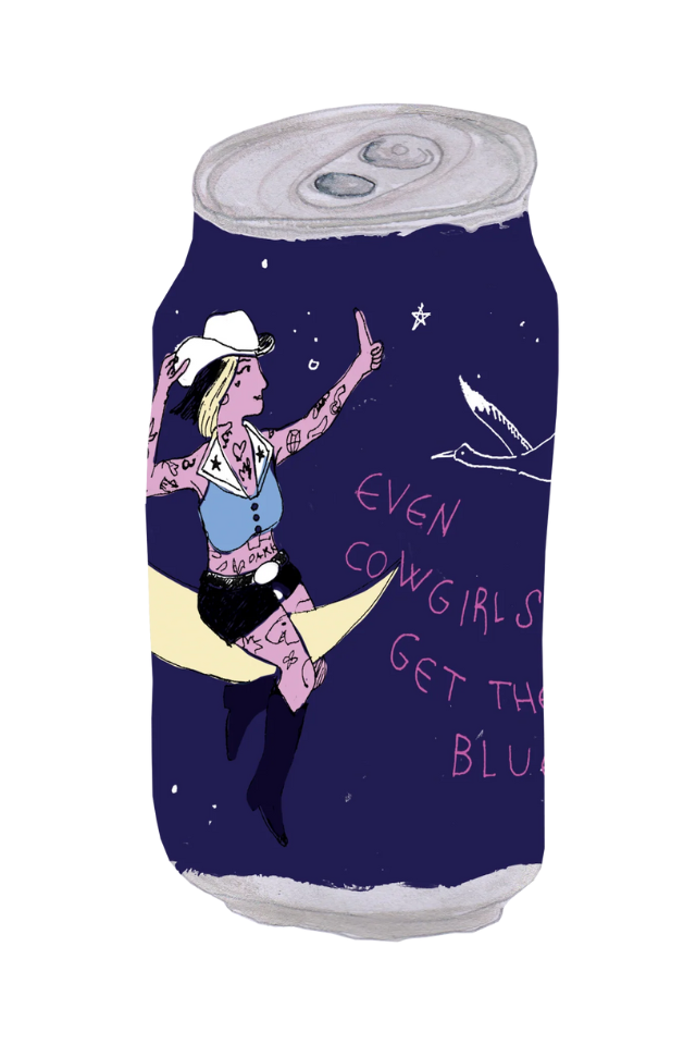 Sailors Grave Brewing 'Even Cowgirls Get The Blues' Maple & Wattle Seed Golden Ale 355ml 4 PACK
