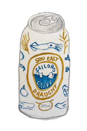 Sailors Grave Brewing Sou' East Draught 355ml 4 PACK